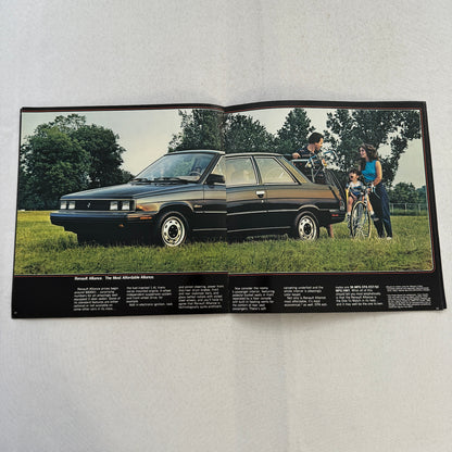 1985 Renault Alliance Car Sales Brochure Catalog Limited L DL Convertible