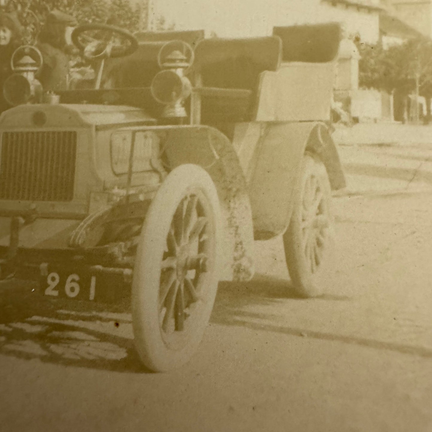 Vintage Car Automobile Photo Photograph Print People