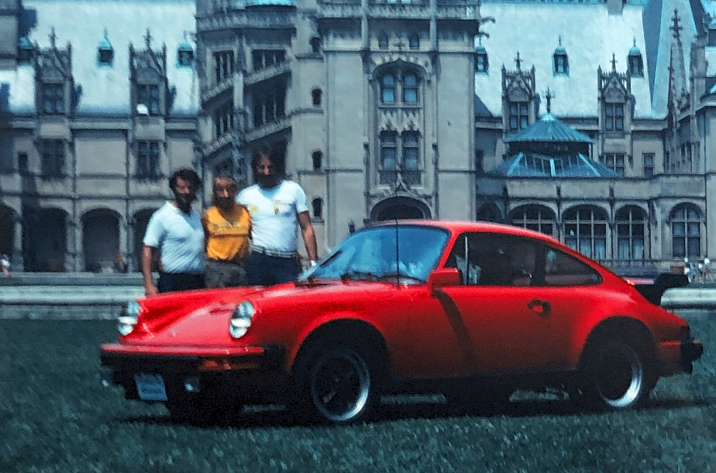 Porsche 911 Car 35mm Photo Slide Vintage 1981