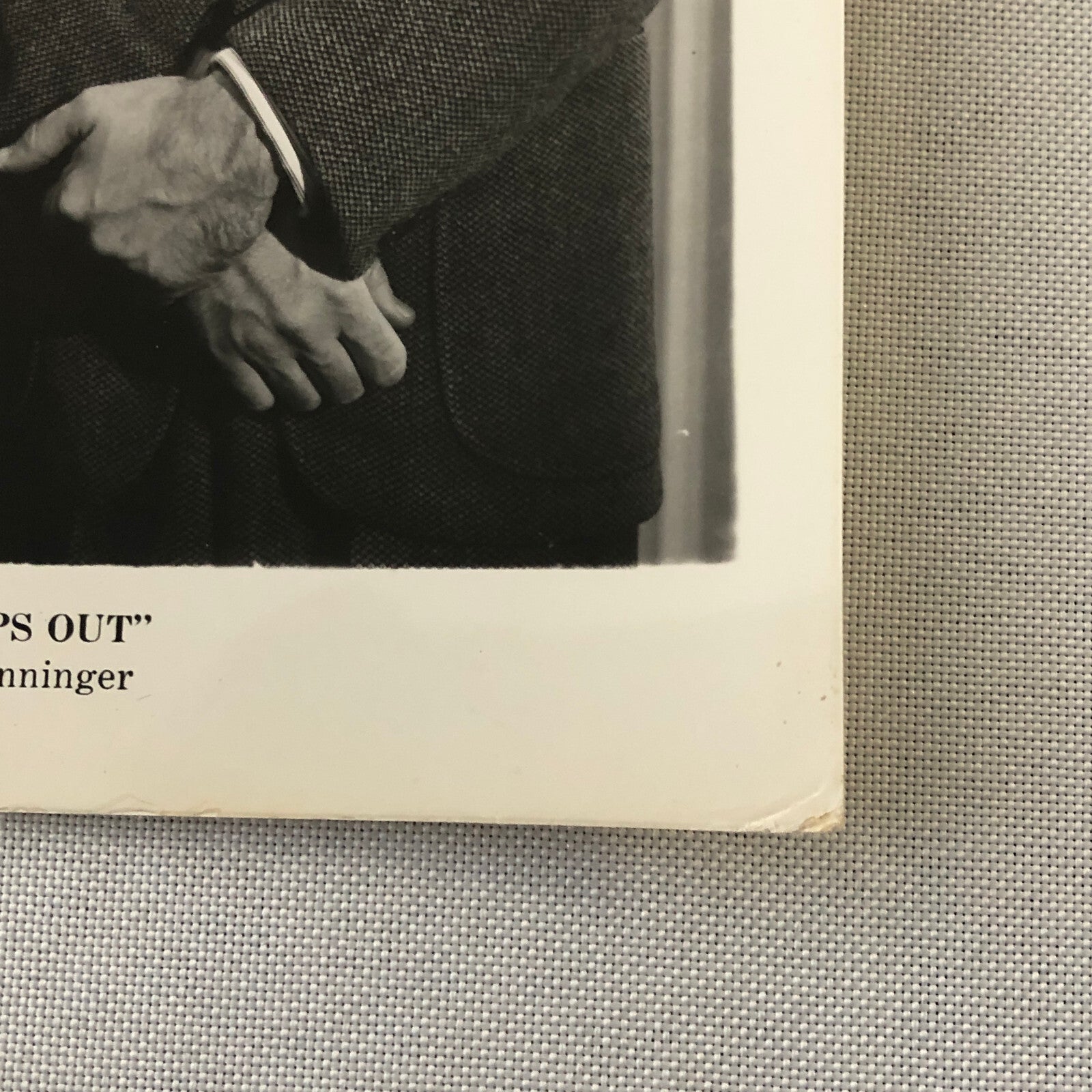 Vintage Movie Film Press Photo Photograph Print Jimmy Steps Out James Stewart