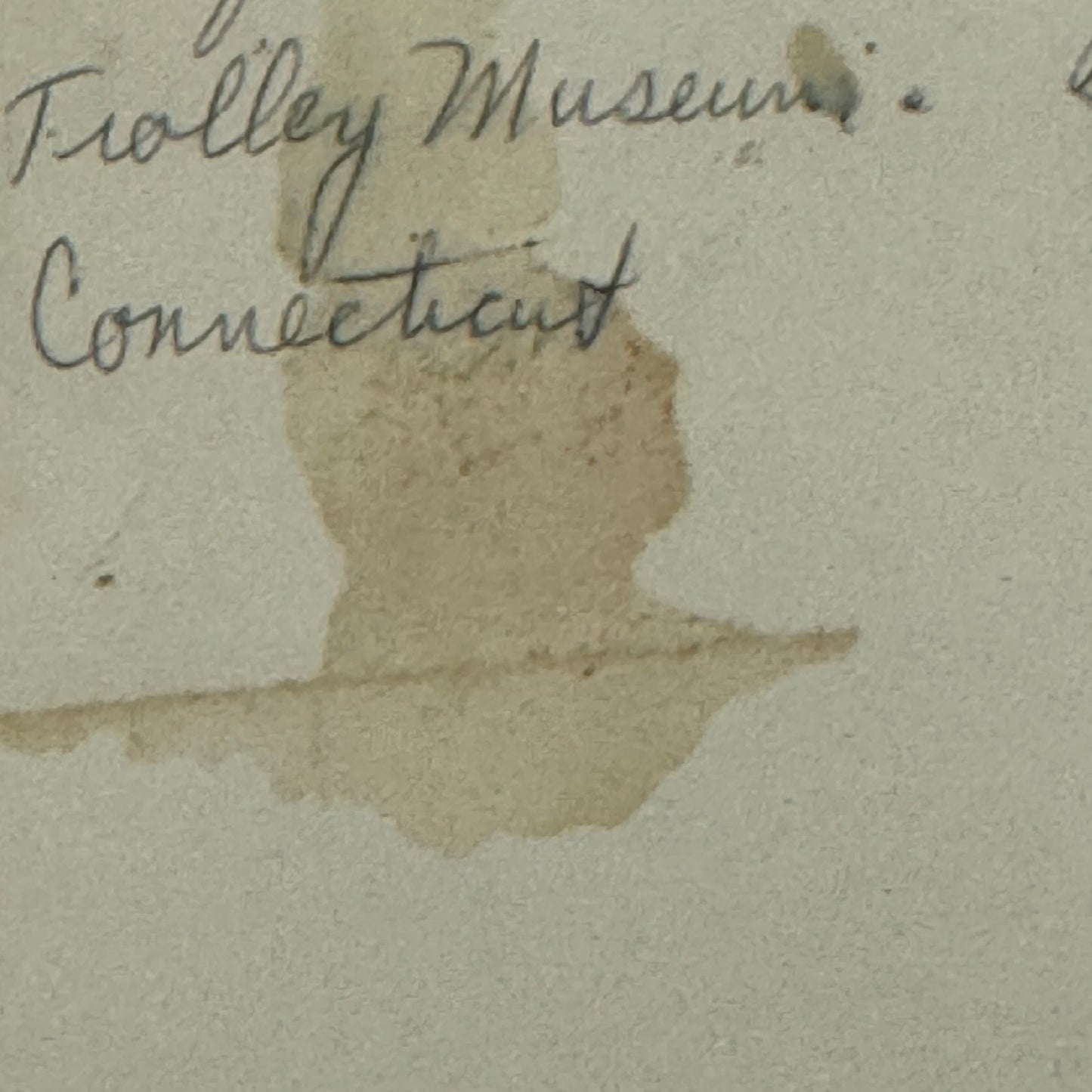 Vintage Train Trolley Photo Branford Electric Railway Trolley Museum Connecticut