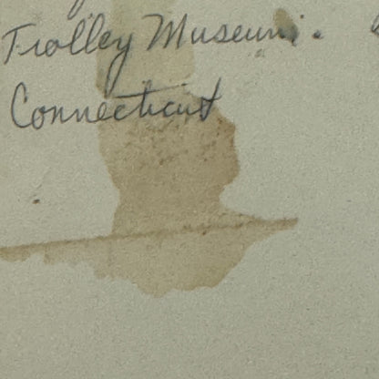 Vintage Train Trolley Photo Branford Electric Railway Trolley Museum Connecticut