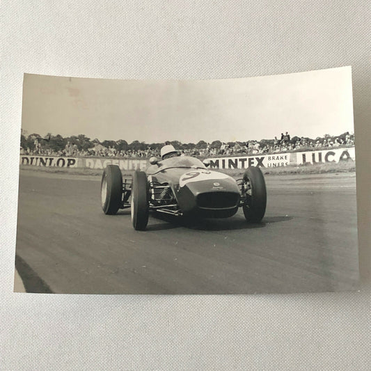 Vintage John Surtees Lotus Car Racing Photo Photograph - Bernard Cahier 
