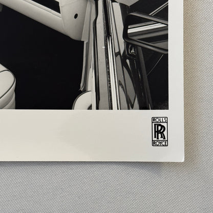 Rolls Royce Corniche Convertible Car Interior Factory Press Photo Photograph