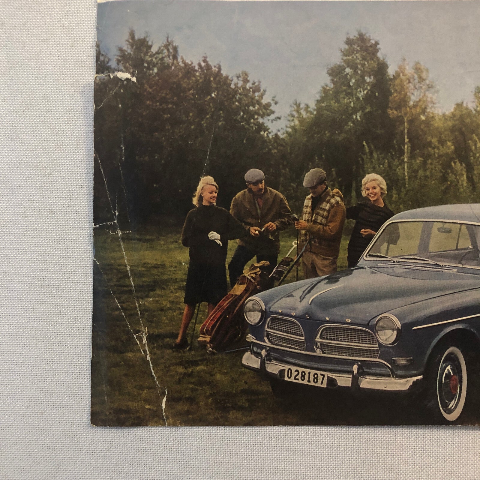 Vintage Volvo 122 S Car Automobile Sales Sheet Brochure Advertising
