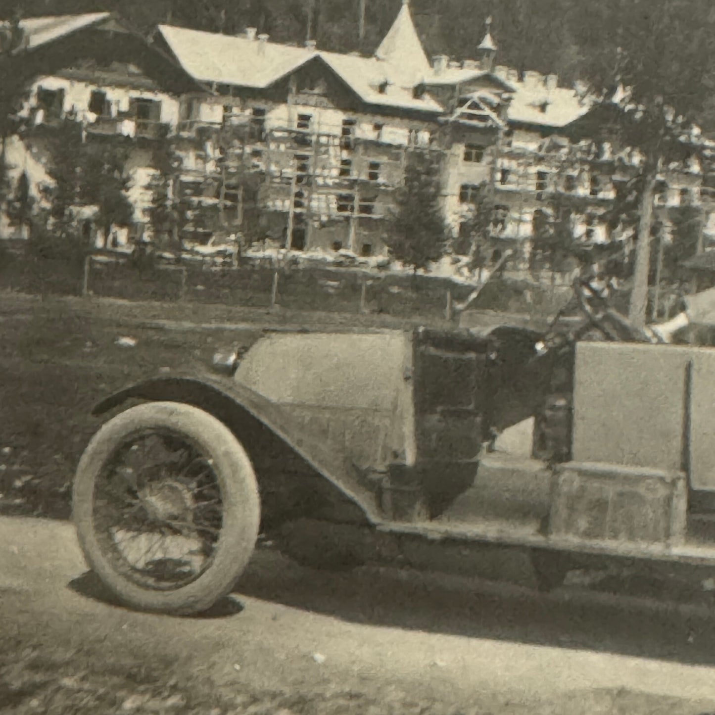 Antique Car Automobile People Family Real Photo Postcard RPPC Photograph