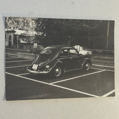 Vintage Volkswagen Beetle Car Photo Photograph Print German