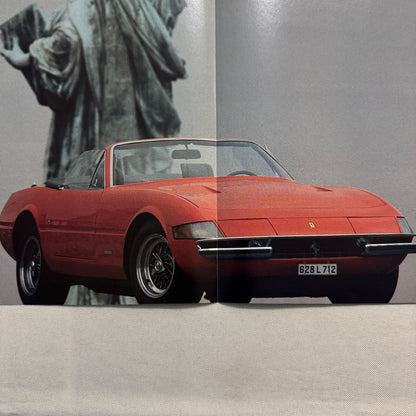 1972 Ferrari 365 GTS/4 Car Magazine Insert Poster European