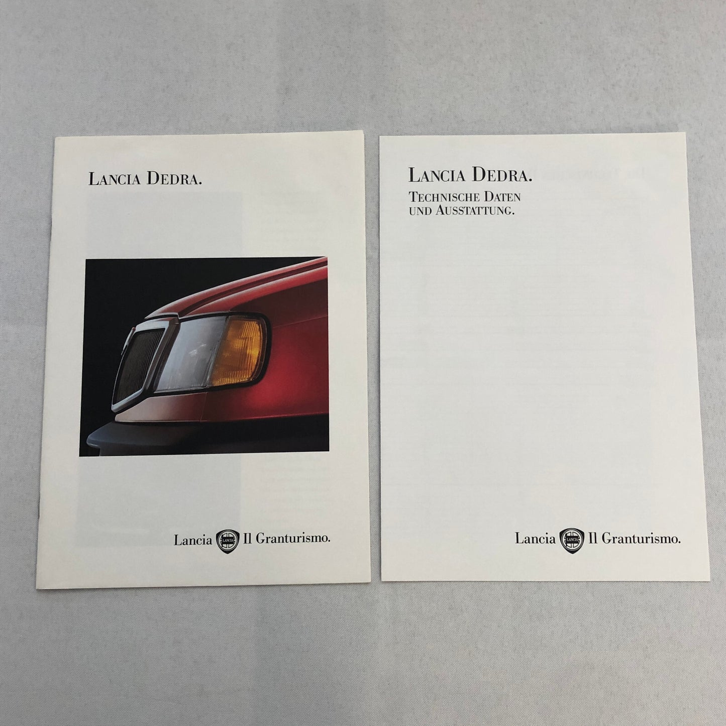 Lancia Dedra Car Sales Brochure Catalog Dedra German Text
