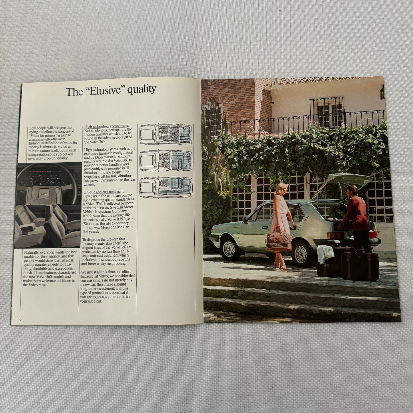 Volvo 360 Car Sales Brochure Catalog Advertising UK Market