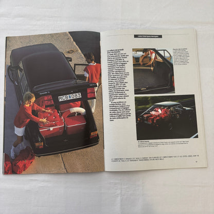 1987 Saab 900i Car Sales Brochure Catalog Vintage Saab 900 FRENCH European