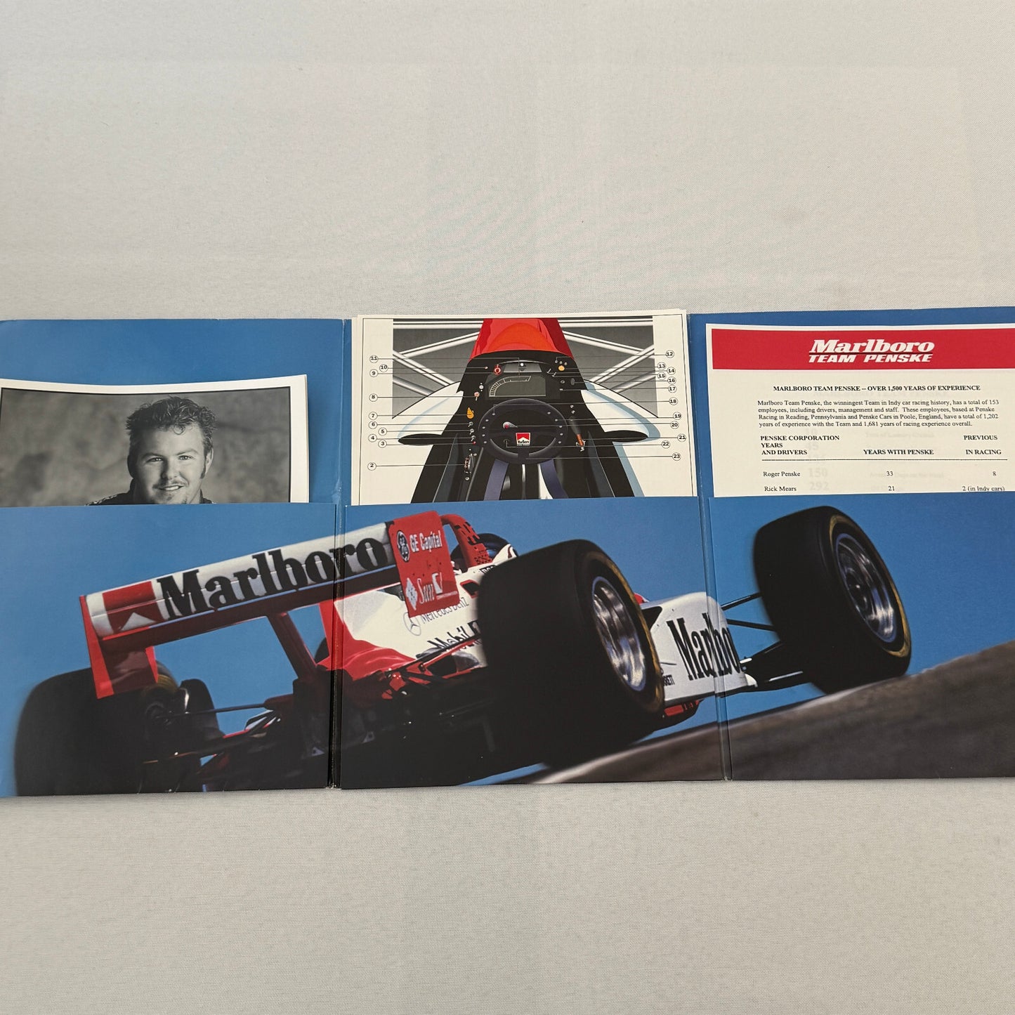 1997 CART Marlboro Team Penske Racing Press Kit Paul Tracy Al Unser Jr