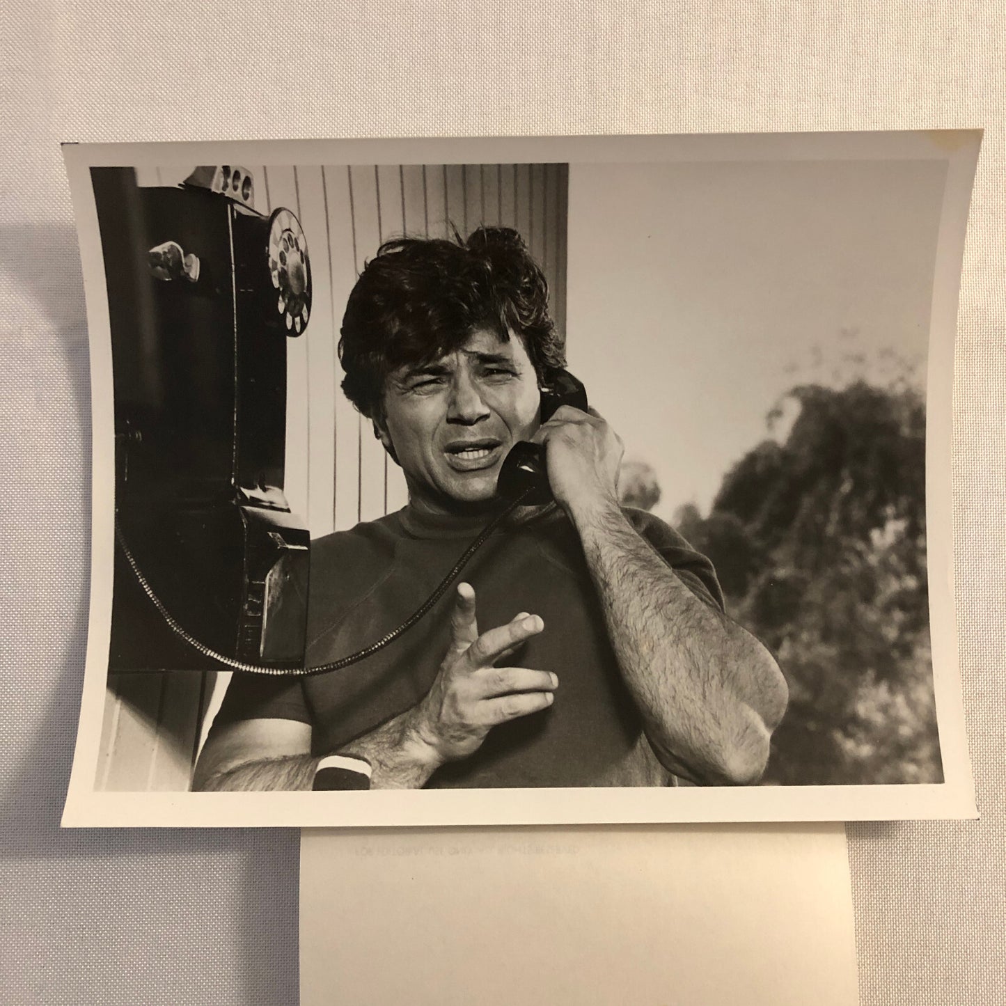 Vintage Television TV Show Press Photo Photograph Robert Blake as Tony Baretta