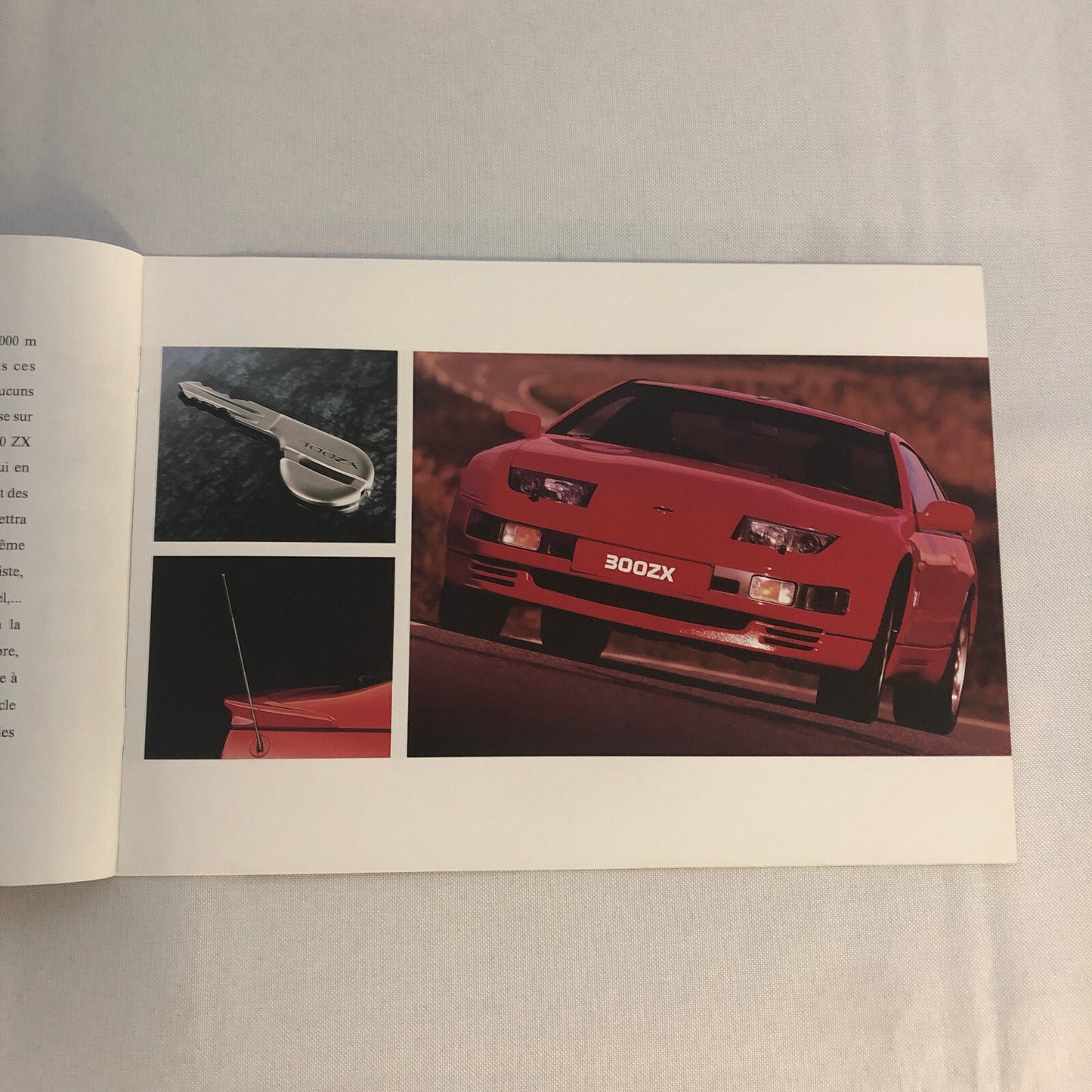 Vintage Nissan 300ZX Car Sales Brochure Catalog 300 ZX FRENCH Text European