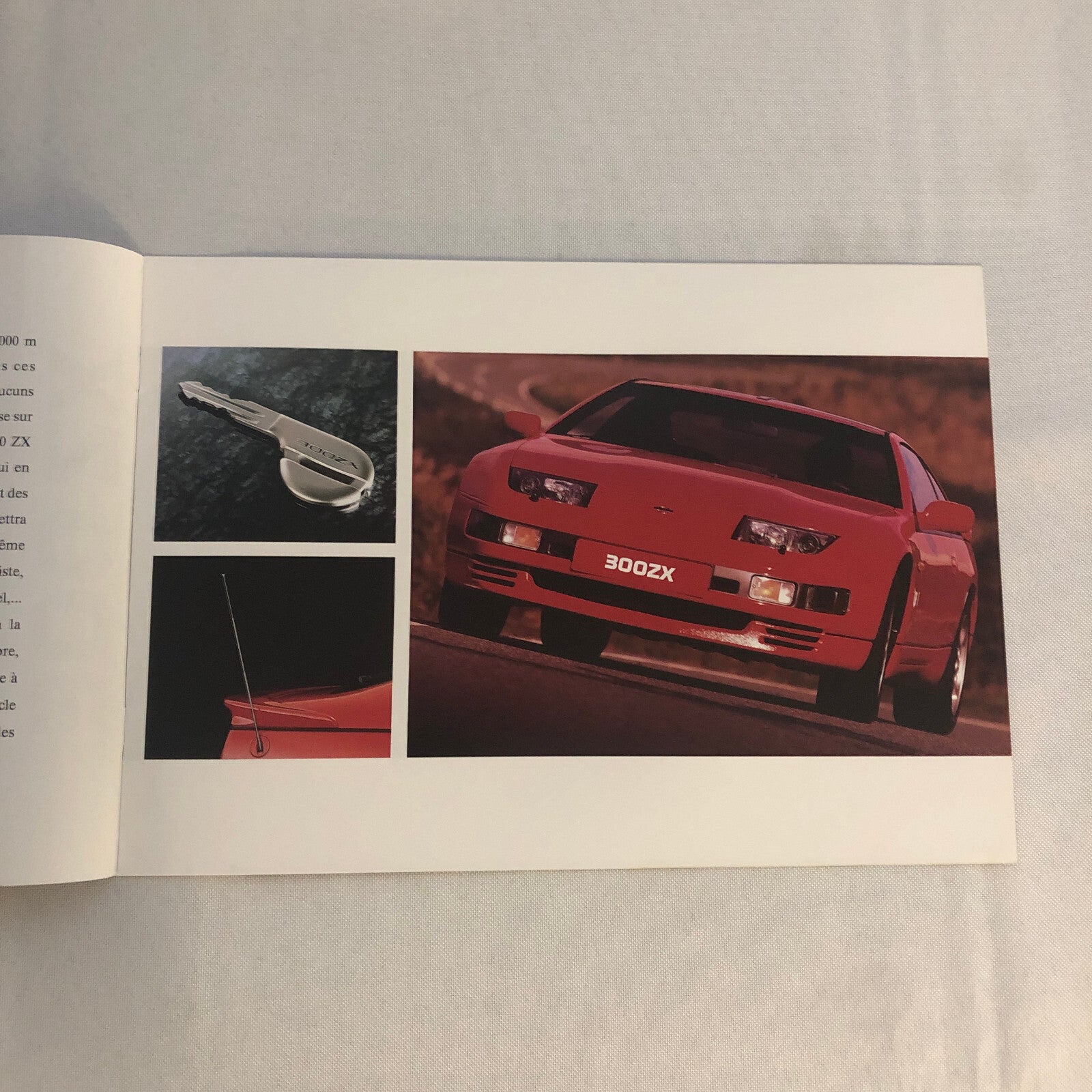 Vintage Nissan 300ZX Car Sales Brochure Catalog 300 ZX FRENCH Text European