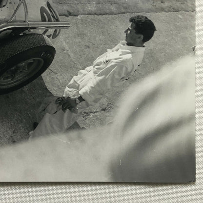 Vintage Racing Photo Photograph AJ Foyt Dean Van Lines Special Car JM Fangio 