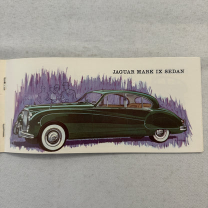 Jaguar Sales Brochure Catalog Advertising E-Type EType XK-E Roadster Mark IX 3.8