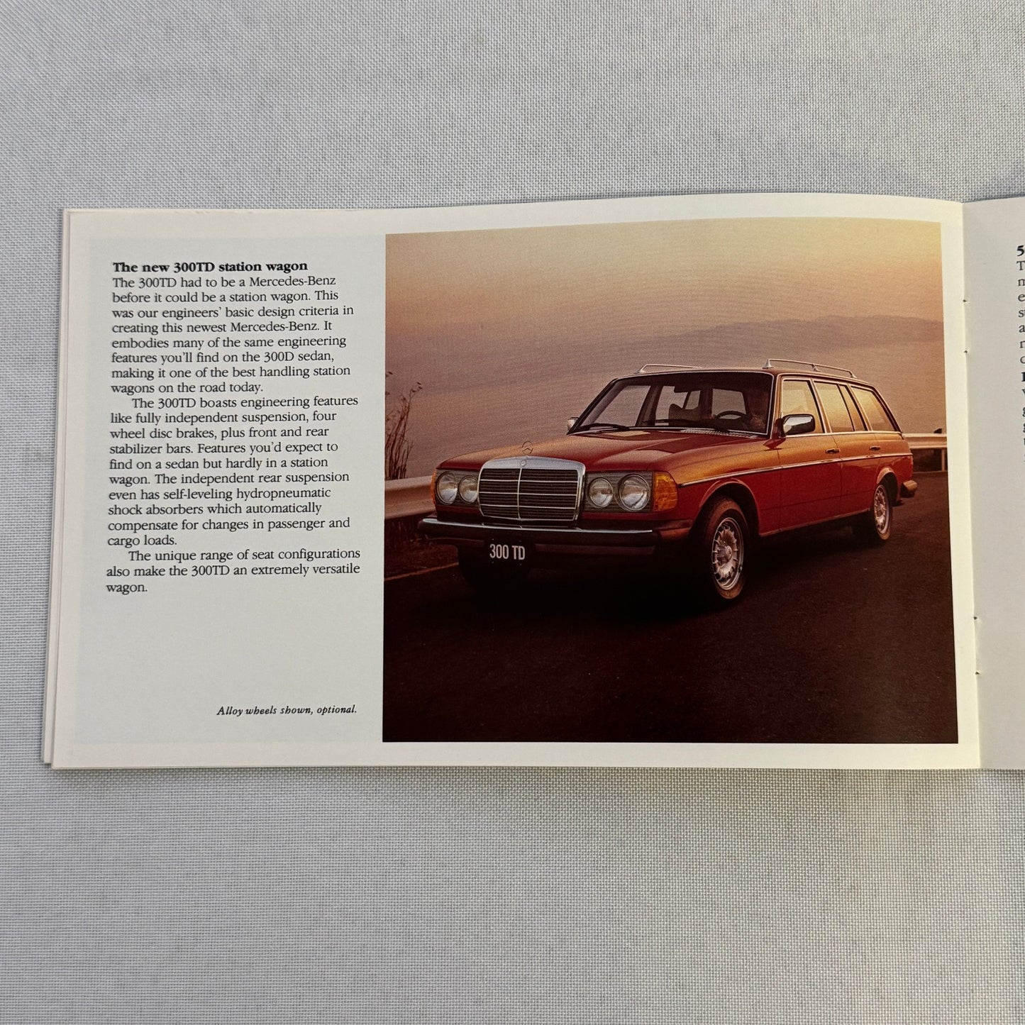 1979 Mercedes Benz Diesel Car Sales Brochure Catalog 240D 300D 300TD Wagon 300SD