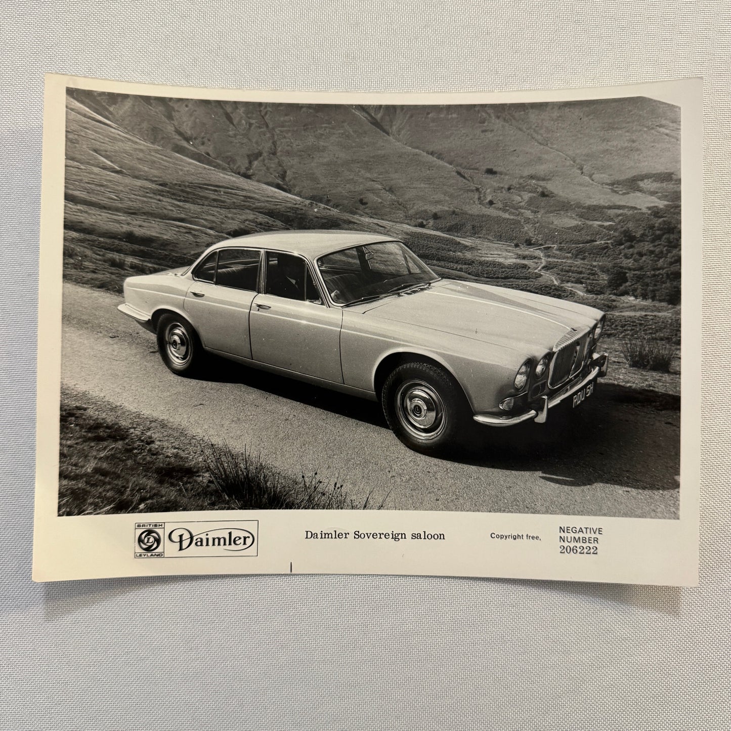 Daimler Sovereign Saloon Car Factory Press Photo Photograph Jaguar Sovereign