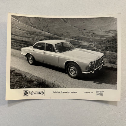 Daimler Sovereign Saloon Car Factory Press Photo Photograph Jaguar Sovereign