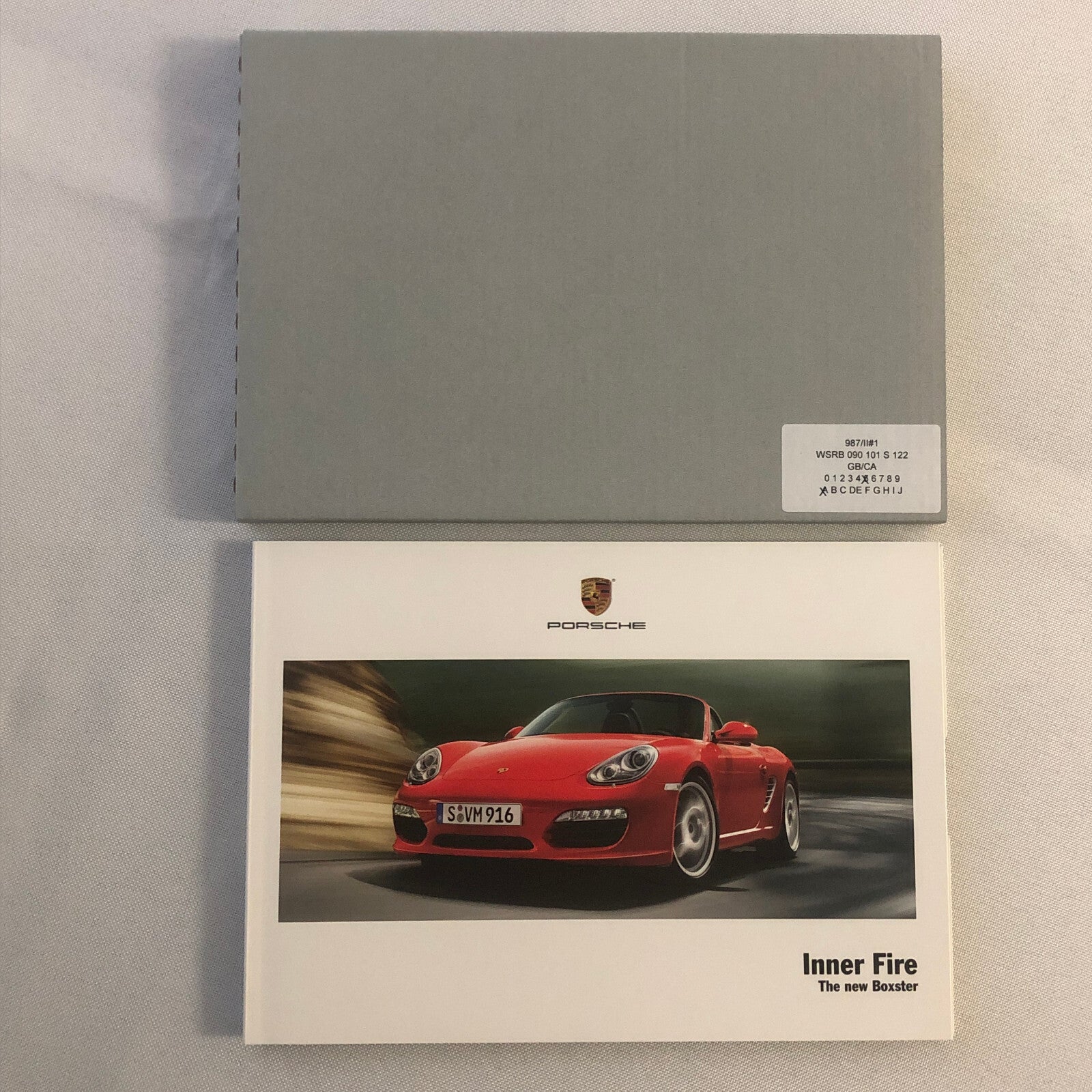Porsche Boxster Inner Fire Sales Brochure Catalog Advertising 2008 2009