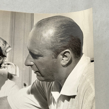 Juan Manuel Fangio Retirement Vacation Holiday Italian Press Photo F1 Racing