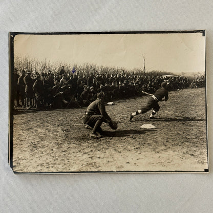 Vintage Amateur Baseball Player Game Photo Photograph Print