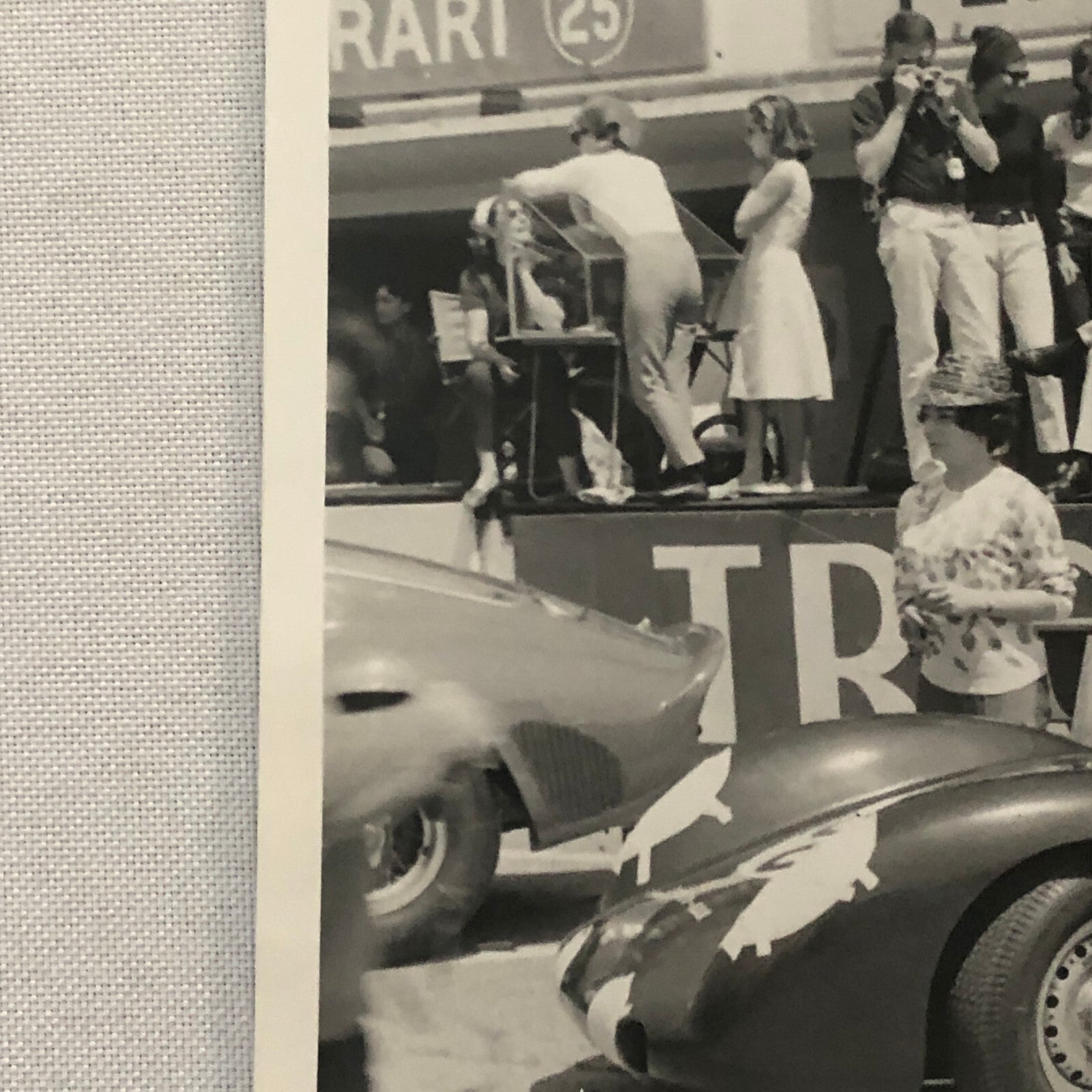 1963 Rover BRM at LeMans Racing Photo Photograph Print Vintage