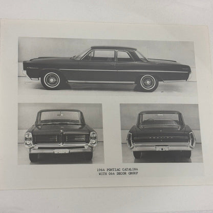 Vintage 1964 Pontiac Catalina Car Automobile Photo Photograph Print