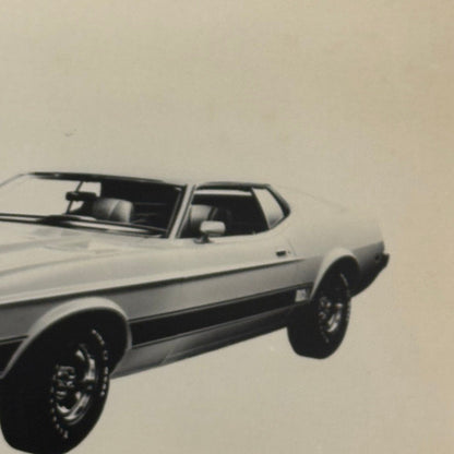 Vintage 1972 Ford Mustang Mach 1 Car Photo Photograph Modern Print