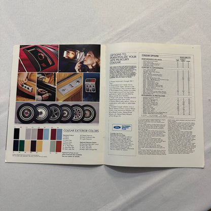 1979 Mercury Cougar Car Sales Brochure Catalog XR-7 XR7