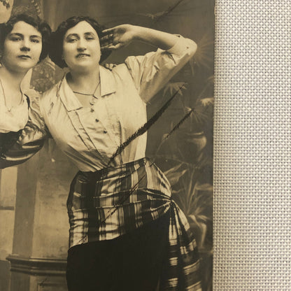 Circus Performer Women Dancers Acrobats Real Photo Postcard RPPC Los Andreace