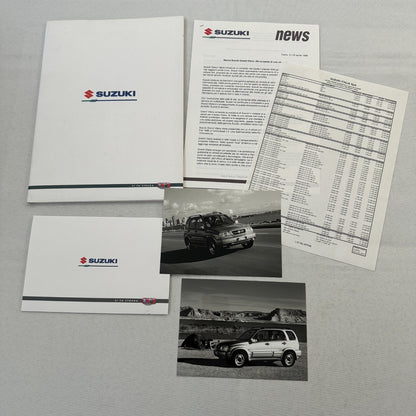 1995 Suzuki Vitara Press Kit Brochure Photos German Text European Market