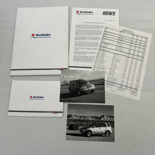 1995 Suzuki Vitara Press Kit Brochure Photos German Text European Market