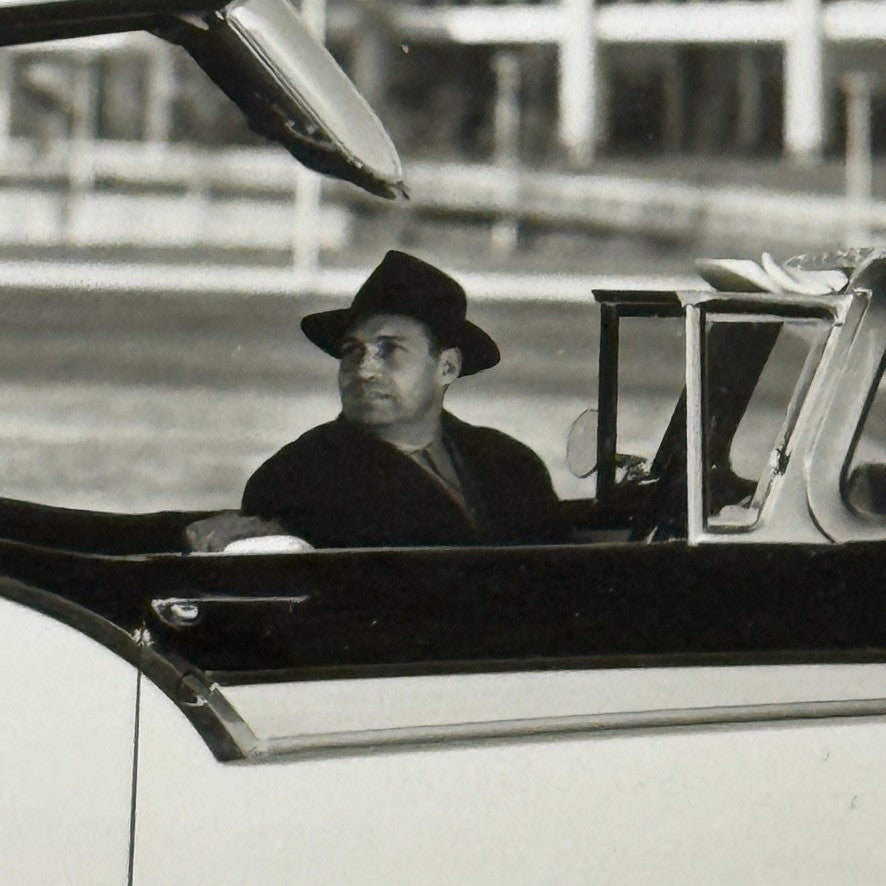 1957 Ford Fairlane Sunliner Convertible Car Photo Photograph Modern Print