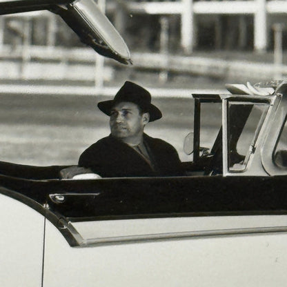 1957 Ford Fairlane Sunliner Convertible Car Photo Photograph Modern Print