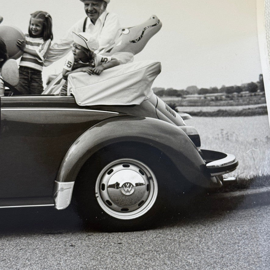 Vintage Volkswagen Beetle Convertible Cabriolet Photo Photograph Print