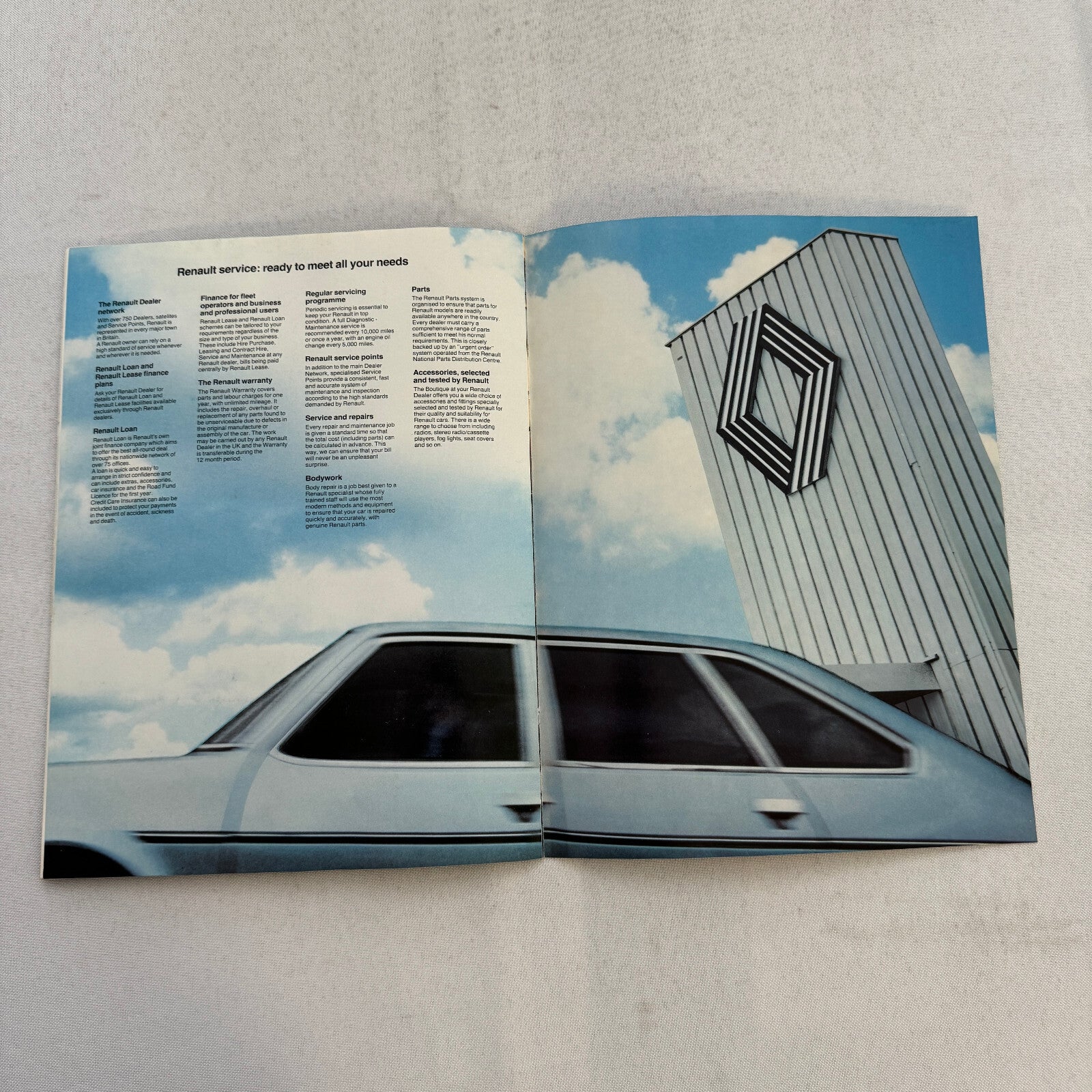 Renault 20 Car Sales Brochure Catalog Vintage Advertising TS TX GTD