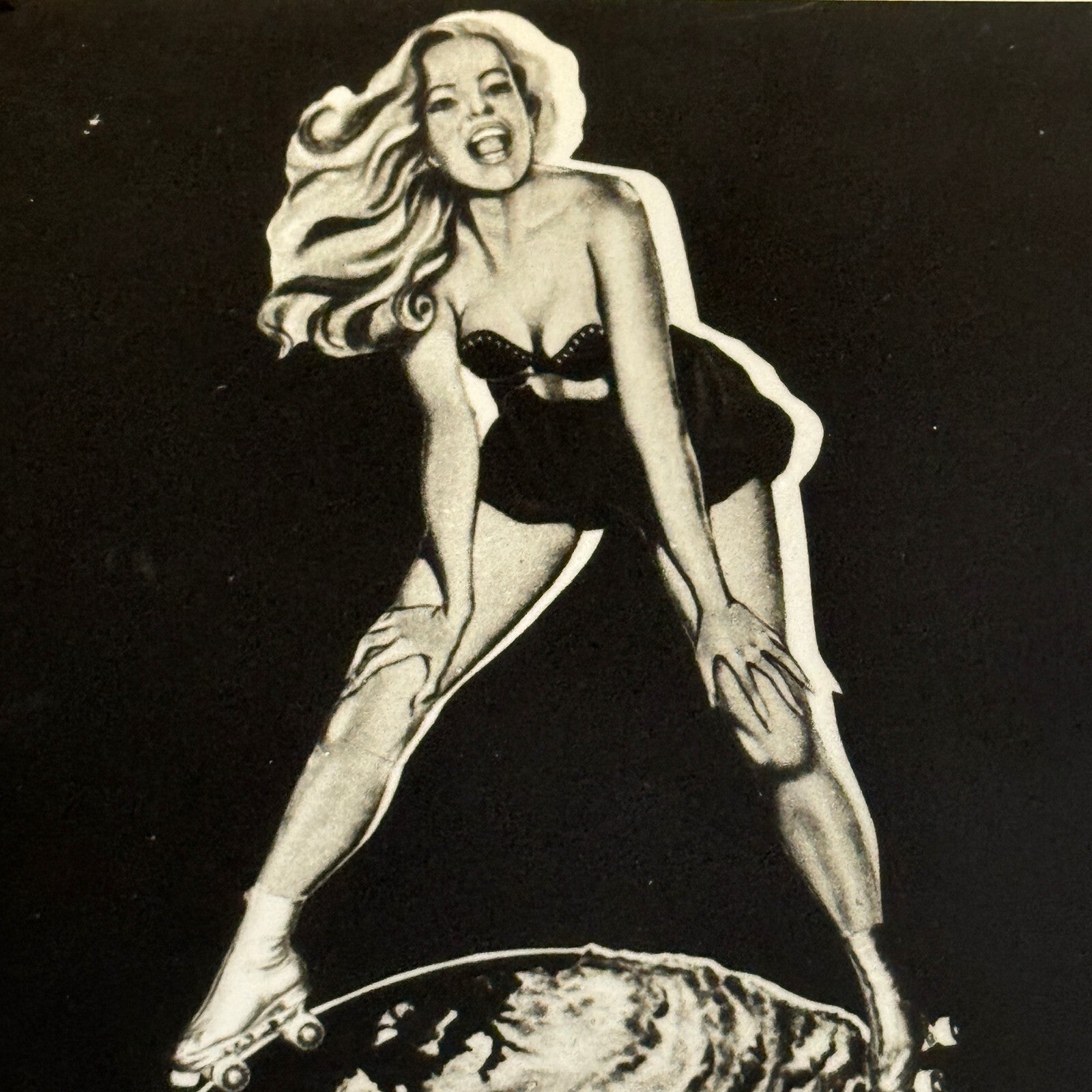 Vintage Circus Roller Skating Act Photo Photograph The Cartellys Ernest Cartelly