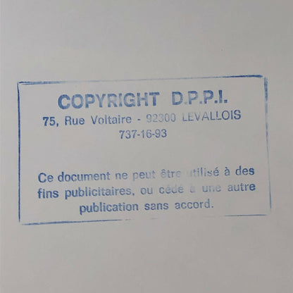 Vintage Racing Photo Photograph 1975 24 Hours of LeMans ? Gulf Mirage GR8 Car 