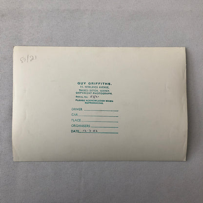 Vintage Car Racing Photo Photograph Print Alfa Romeo & Italia Cars 1952 