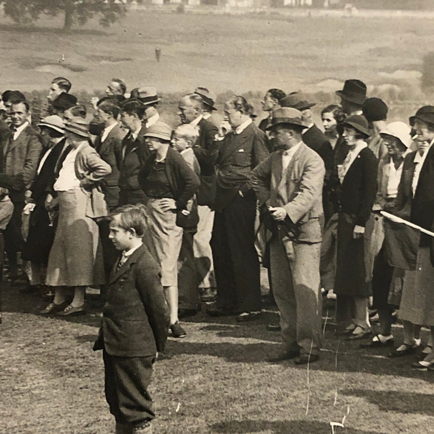 Press Photo Photograph Ladies Golf Golfer Tournament Stoke Poges Jessie Anderson