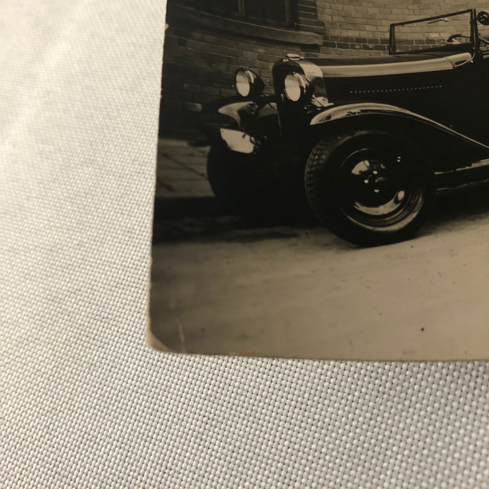 Vintage Photo Photograph Snapshot Men Cars Automobiles Germany + AL22SM2