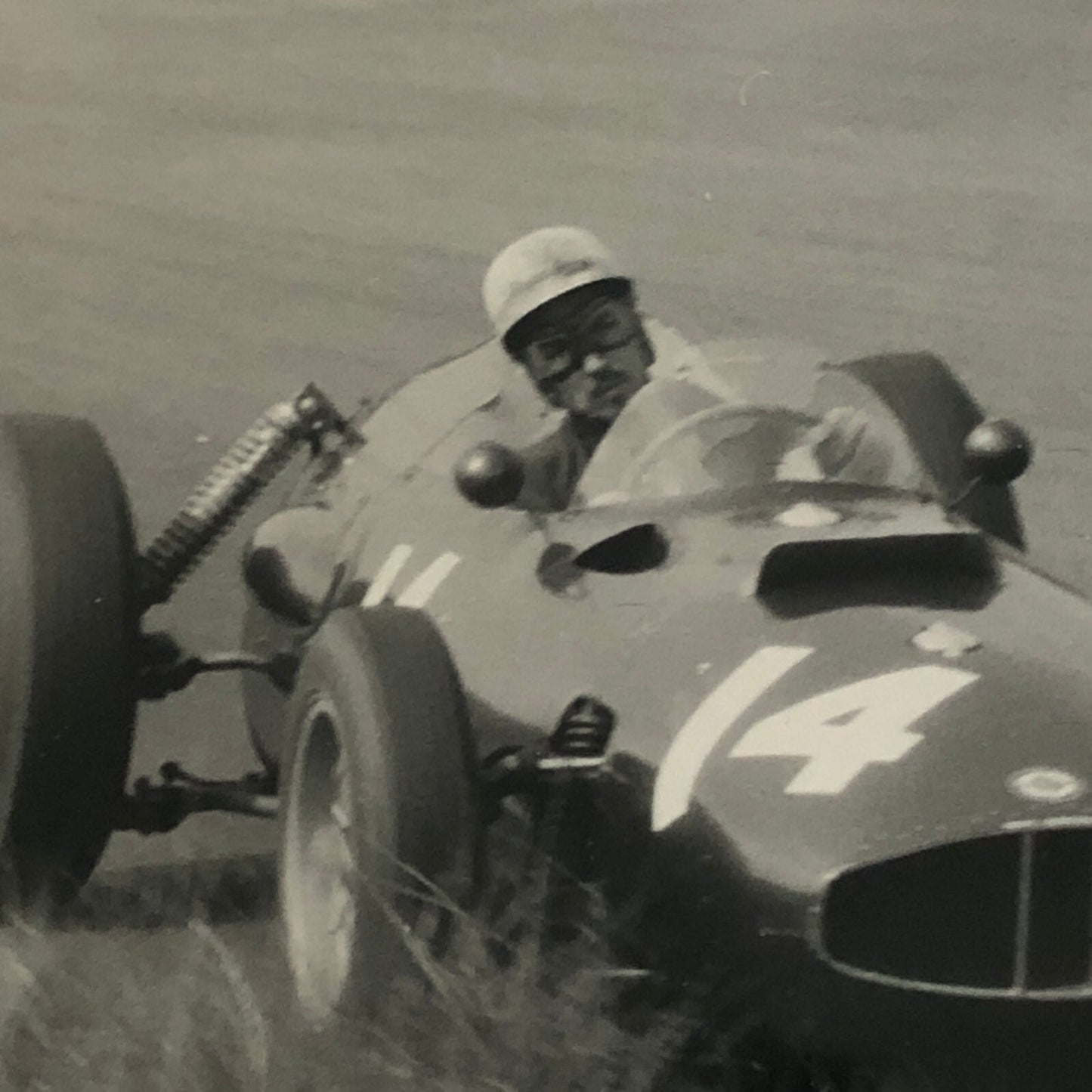 Vintage Racing Photo Photograph BRM Car Jo Bonnier