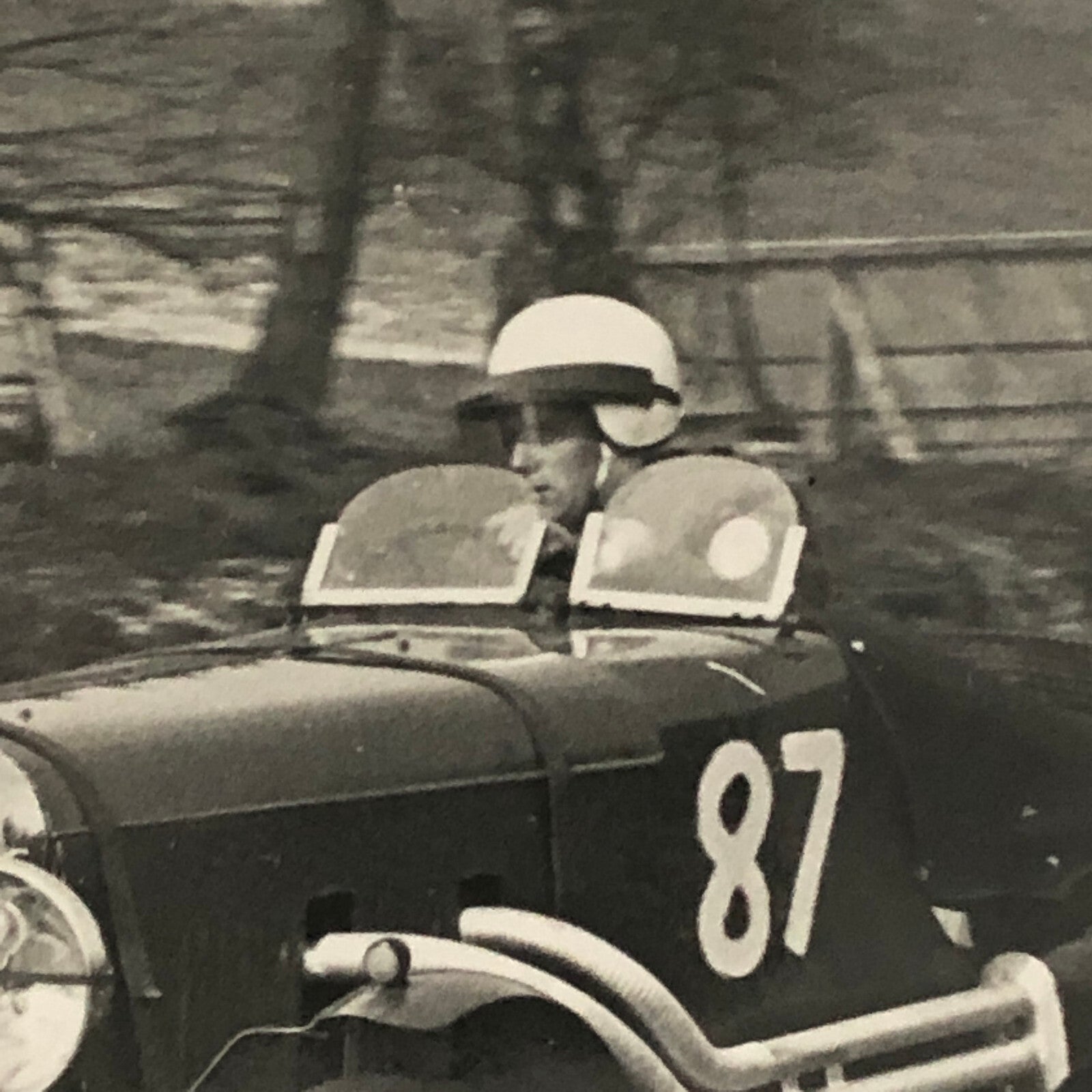 Vintage Racing Car Photo Photograph Print - Lagonda Automobile ? 