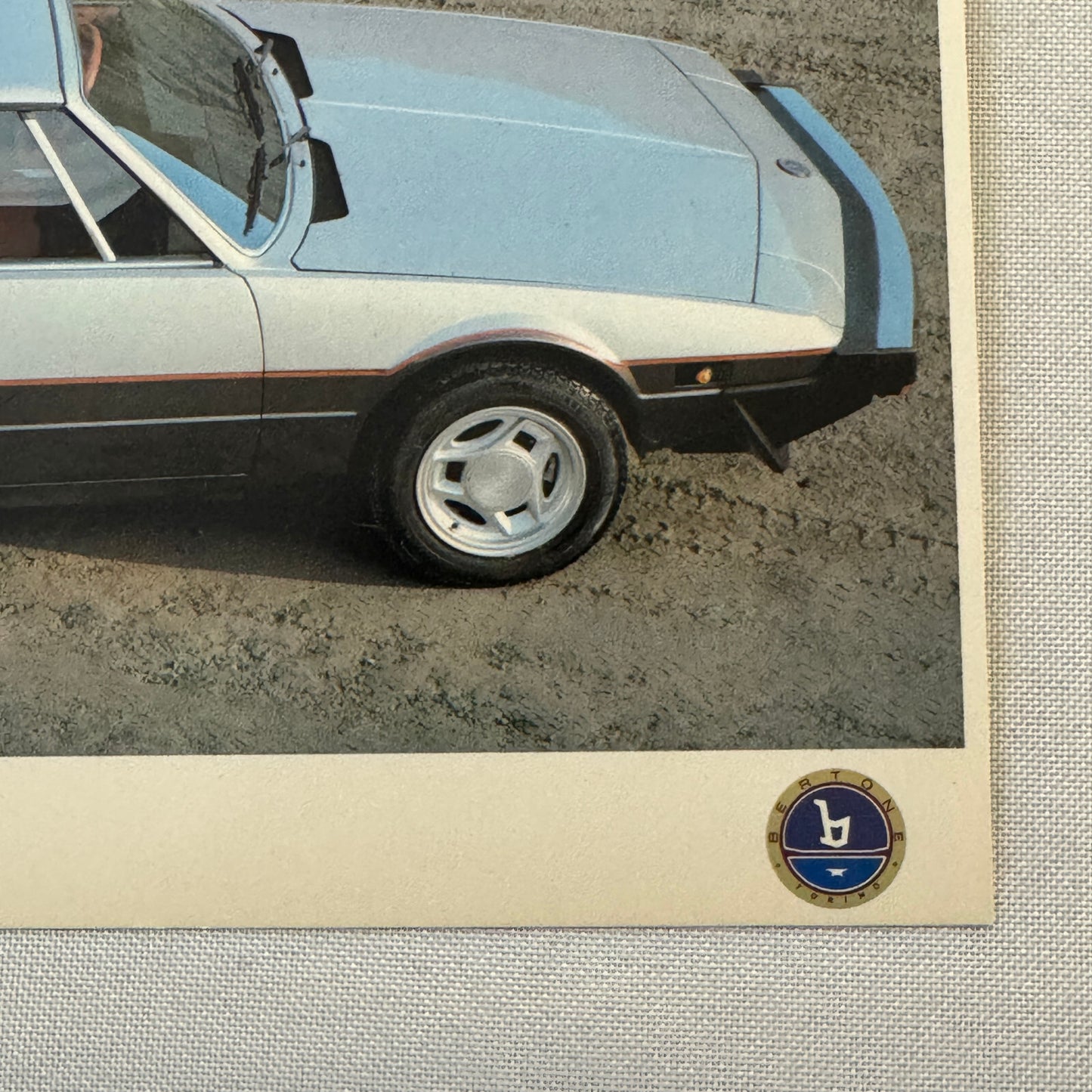 Bertone Fiat X1/9 Car Sales Sheet Brochure Advertising Fiat X19