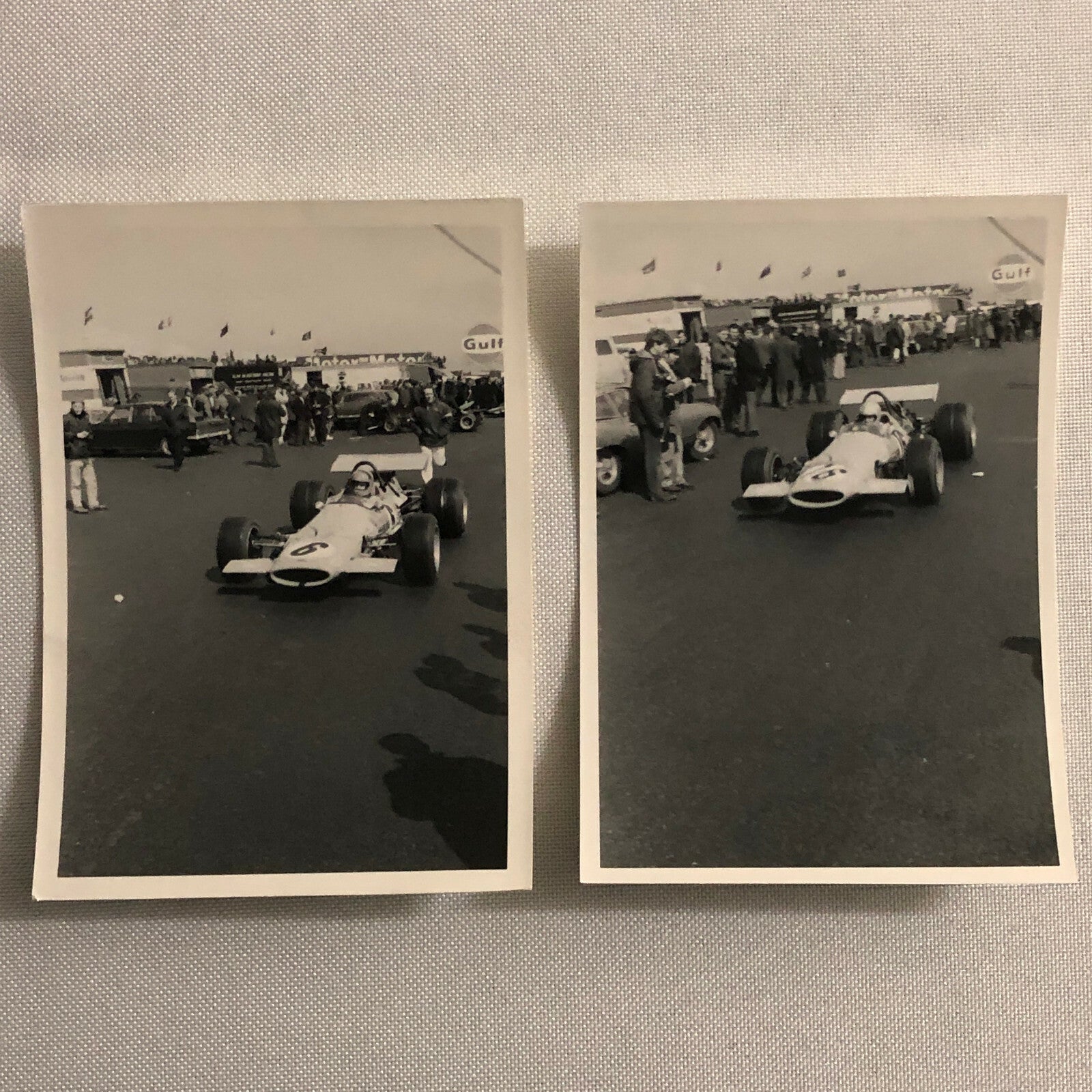 Vintage Racing Car Photo Photograph Print Lot of 13 