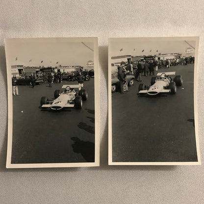 Vintage Racing Car Photo Photograph Print Lot of 13 