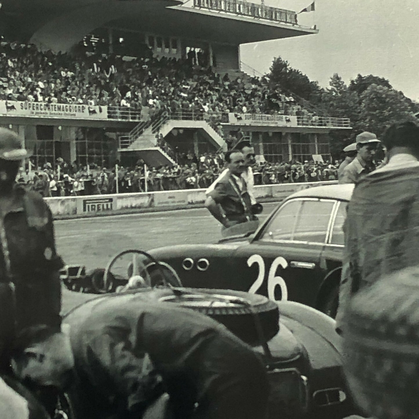 Vintage Racing Photo Photograph - Modern Era Print - Cars Mechanic Crew 