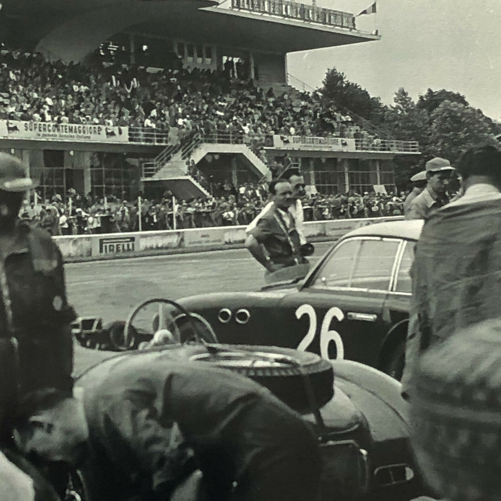 Vintage Racing Photo Photograph - Modern Era Print - Cars Mechanic Crew 